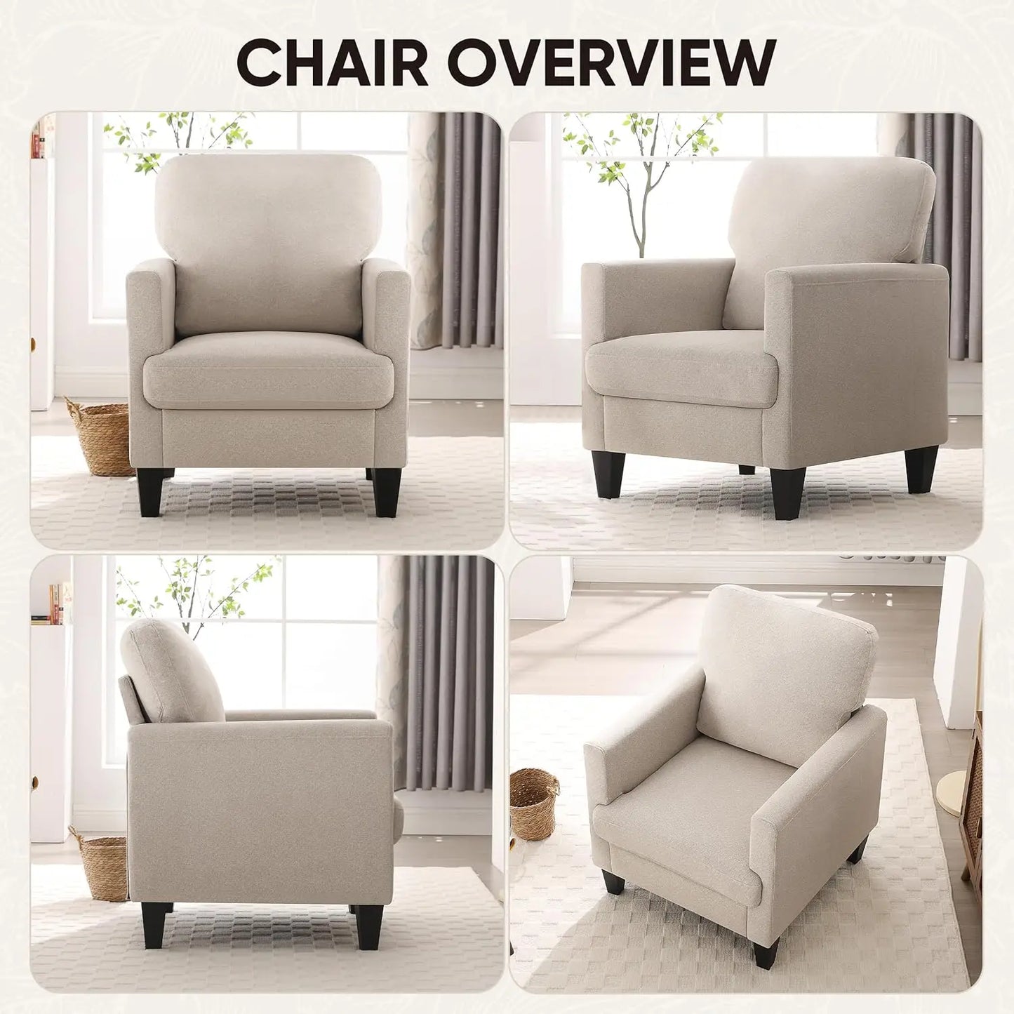 Cushioned Reading Chair