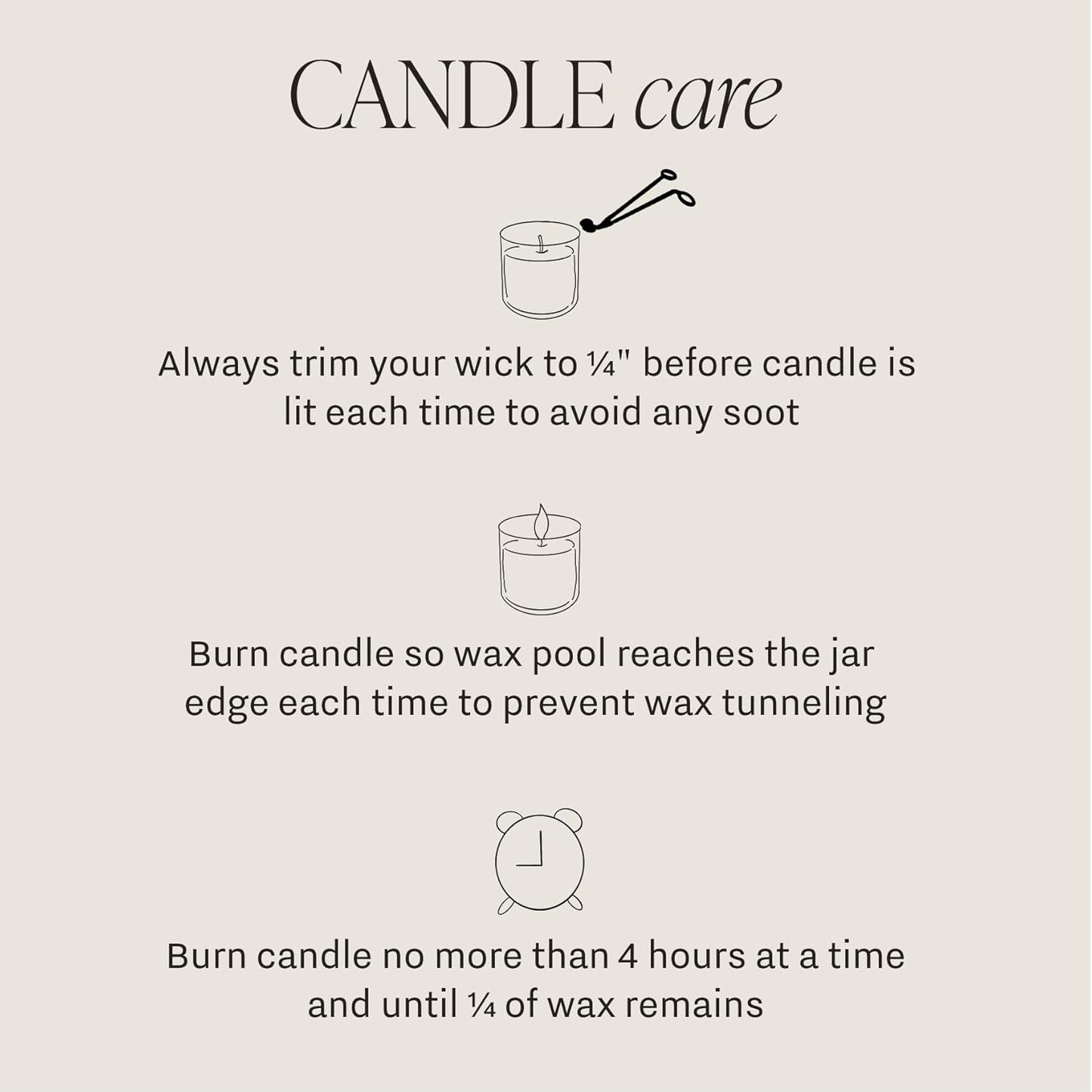 Thank You Candle - Tropical Fruit and Sugared Orange Scented Soy Wax Candle for Home, 9oz Clear Jar, 40 Hour Burn Time, Made in the USA