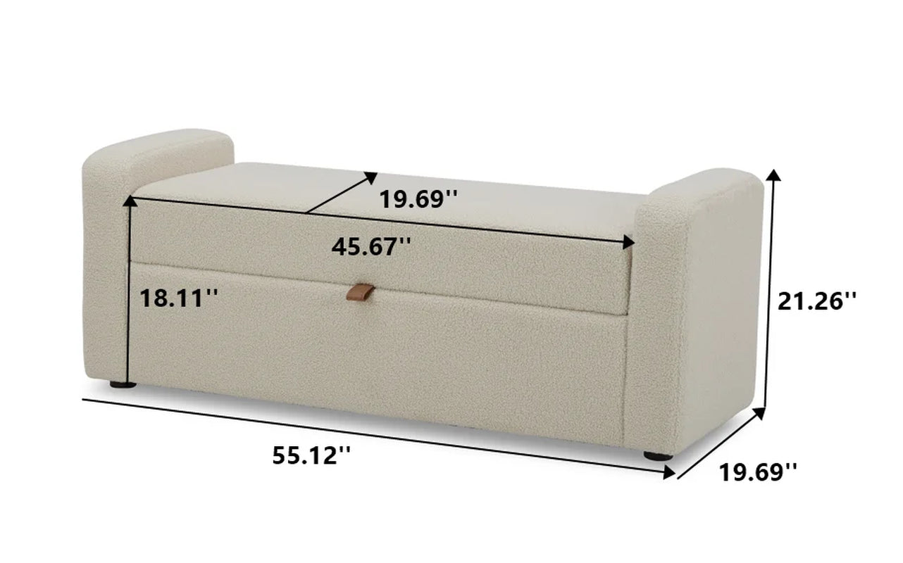 Springwood Cream Storage Bench