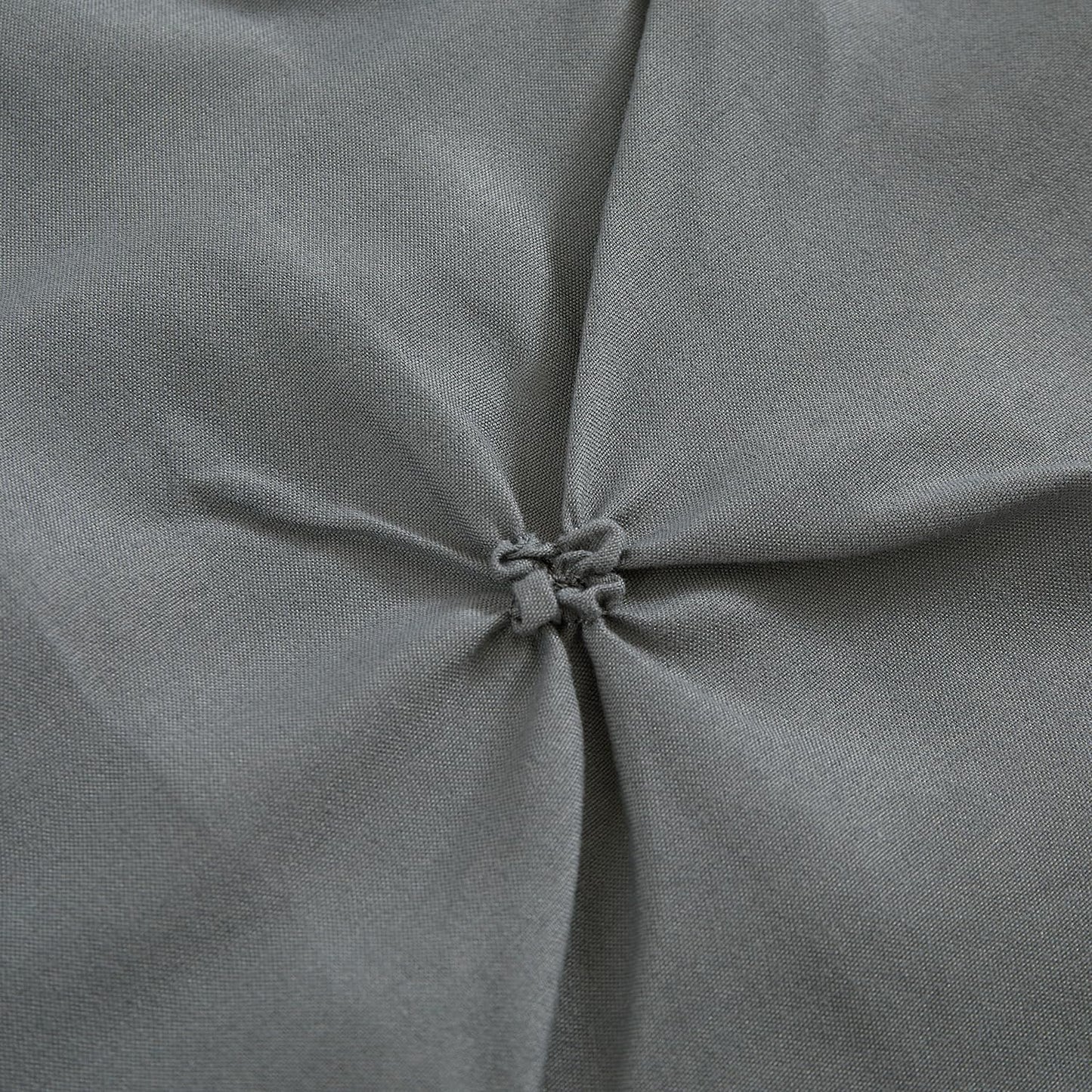 Premium Lightweight Microfiber Pillow Shams with Pinch Pleat Design, Standard Size (20x26), Set of 2 in Grey