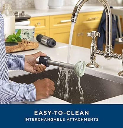 Handheld Immersion Blender with Whisk and Blending Jar