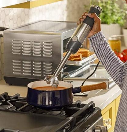 Handheld Immersion Blender with Whisk and Blending Jar