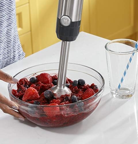 Handheld Immersion Blender with Whisk and Blending Jar