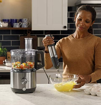 Handheld Immersion Blender with Whisk and Blending Jar