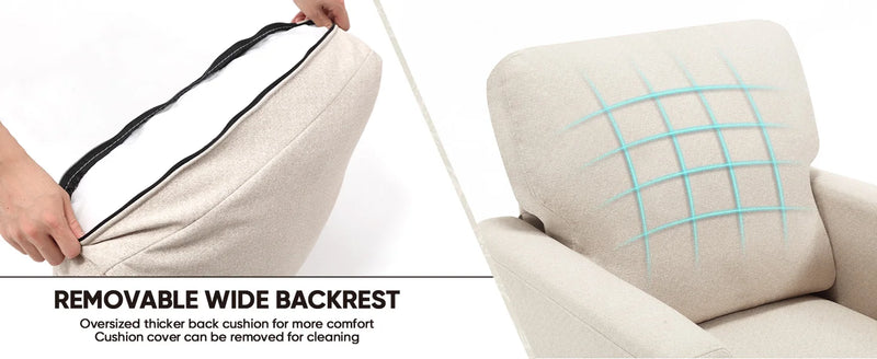  Cushioned Reading Chair 