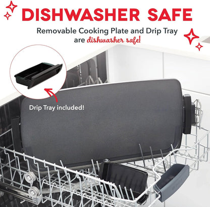 Electric Griddle with Removable Nonstick Cooking Plate