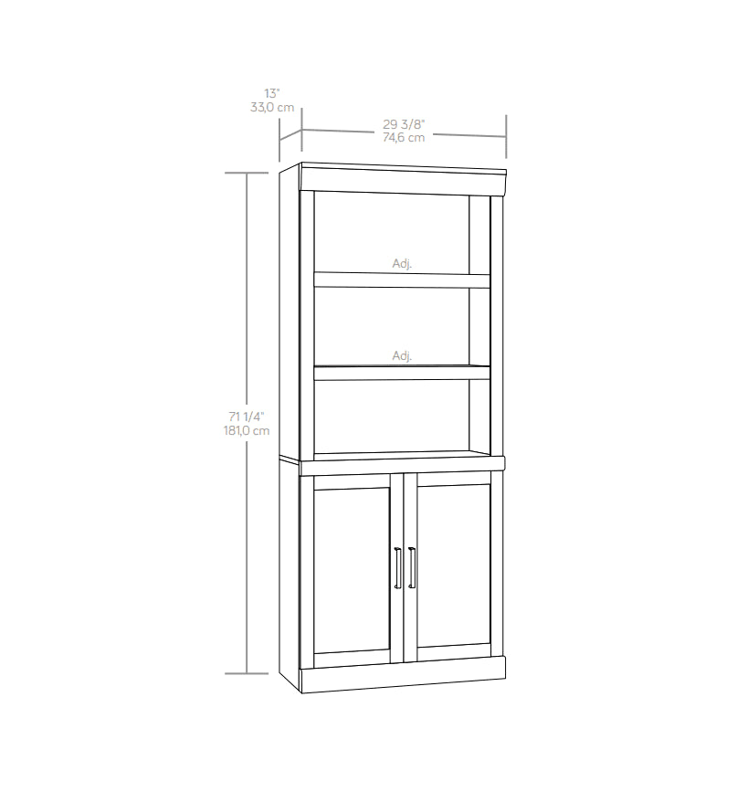 Glendale 5-Shelf Bookcase
