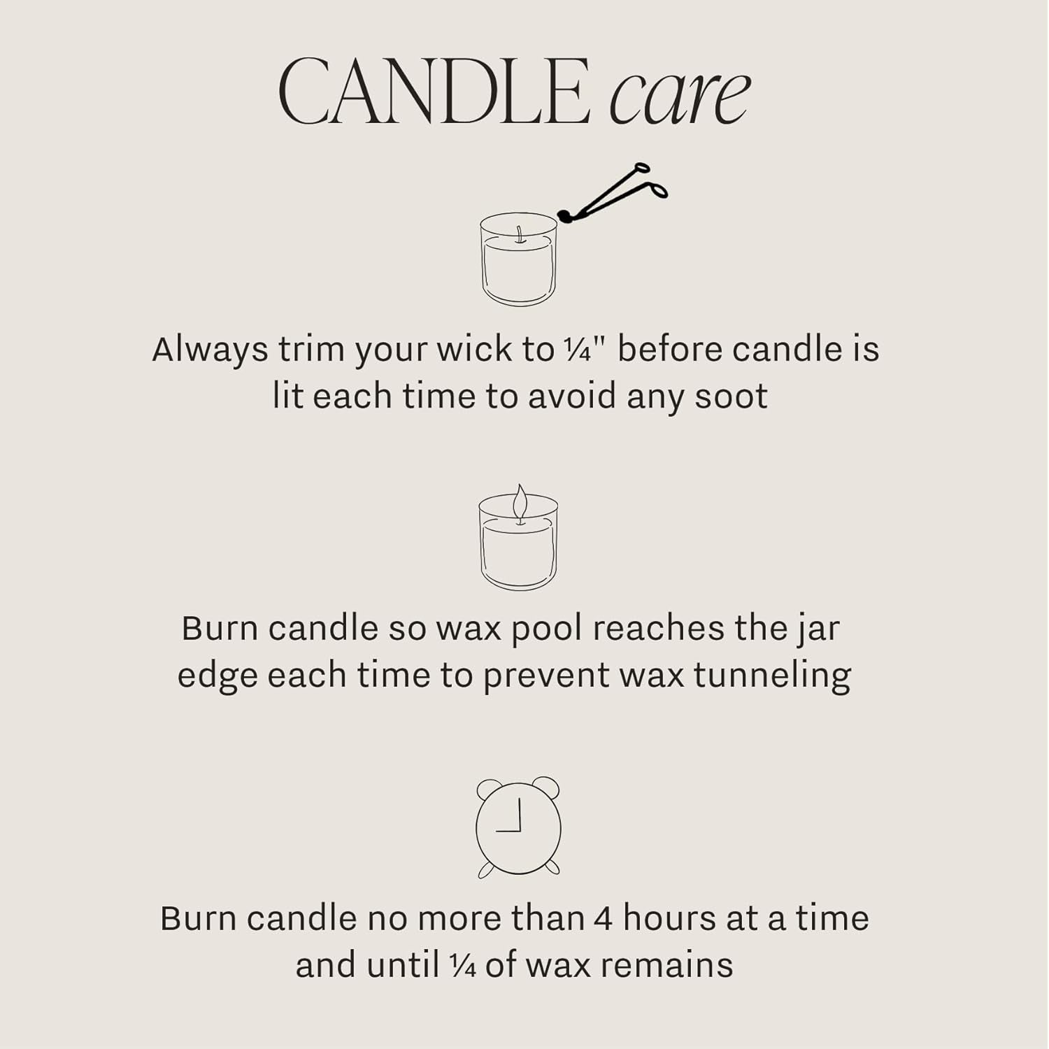 Thank You Candle - Tropical Fruit and Sugared Orange Scented Soy Wax Candle for Home, 9oz Clear Jar, 40 Hour Burn Time, Made in the USA