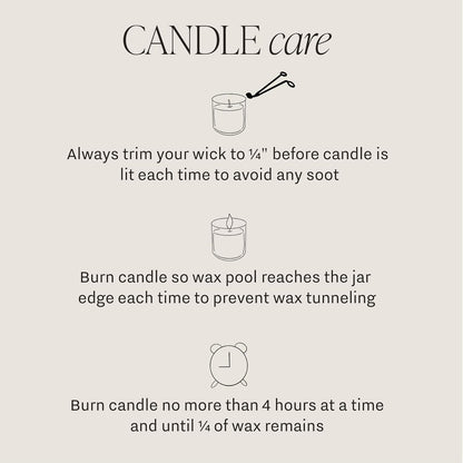 Thank You Candle - Tropical Fruit and Sugared Orange Scented Soy Wax Candle for Home, 9oz Clear Jar, 40 Hour Burn Time, Made in the USA